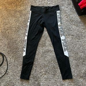 Victoria’s Secret pink black leggings
